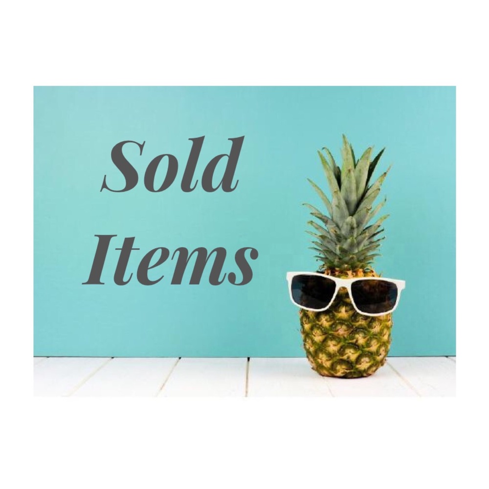 Sold Items Beyond This Point